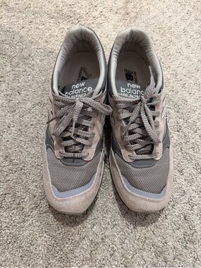 New Balance 1500 Made in UK Men’s Grey Suede & Mesh Sneakers